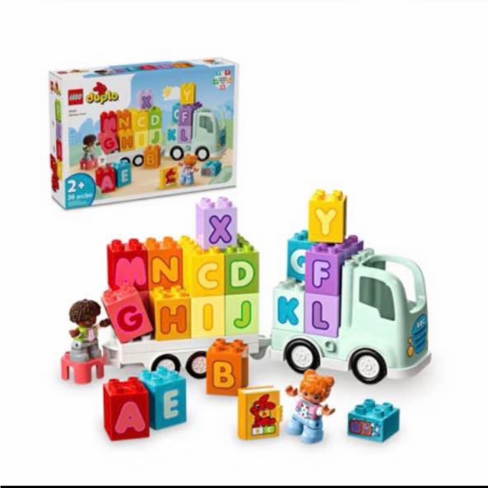 LEGO DUPLO Alphabet Learning Truck - Colorful Blocks